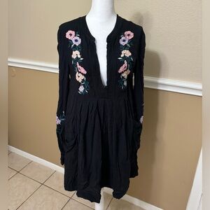 Free People Embroidered Dress